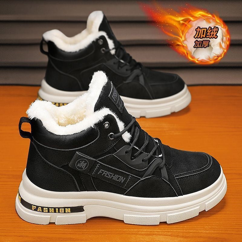👞【39-44】2024 nuevas botas Martin cálidas de terciopelo grueso de invierno para hombres