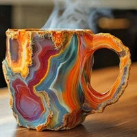 Compre 1 y obtenga 1 gratis🥰【salud + cerca de la naturaleza】 taza de café mineral de cristal