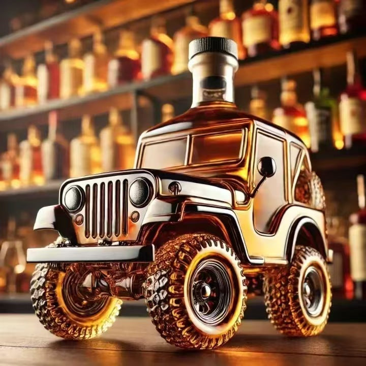 🍾🥃Juego de botellas de whisky con diseño divertido (300–320 ml) |4 diseños creativos y únicos |Regalo original y decoración genial para bar【No se vende alcohol】