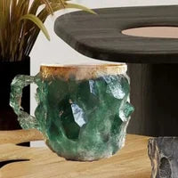 Compre 1 y obtenga 1 gratis🥰【salud + cerca de la naturaleza】 taza de café mineral de cristal