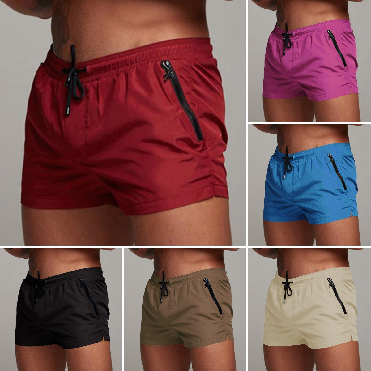 🌴Pantalones cortos deportivos para hombre, pantalones cortos de fitness para nadar para el ocio al aire libre