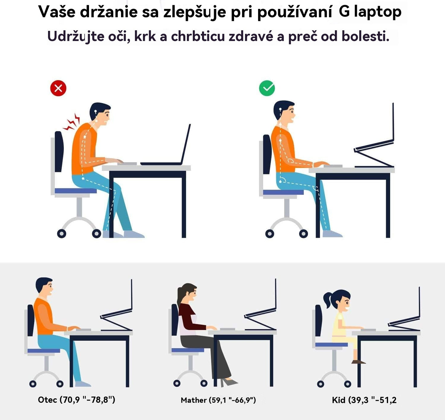 💻Otočný stojan na notebook z hliníkovej zliatiny