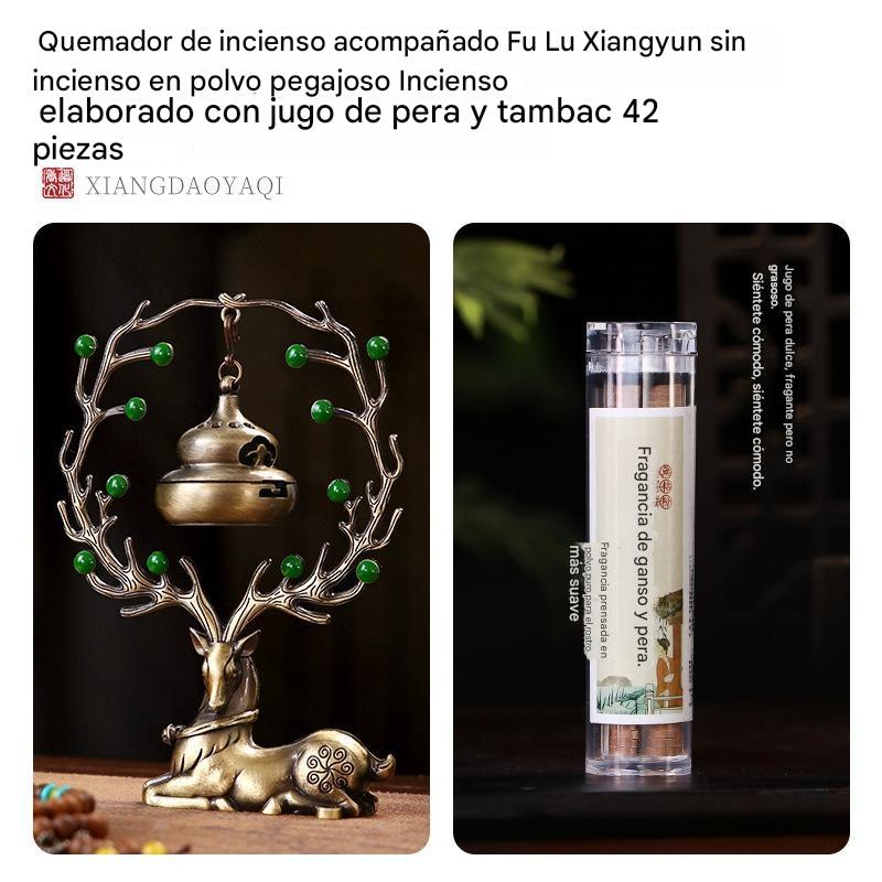 💖🌟🦌Riqueza próspera, larga vida, quemador de incienso + adornos de aromaterapia
