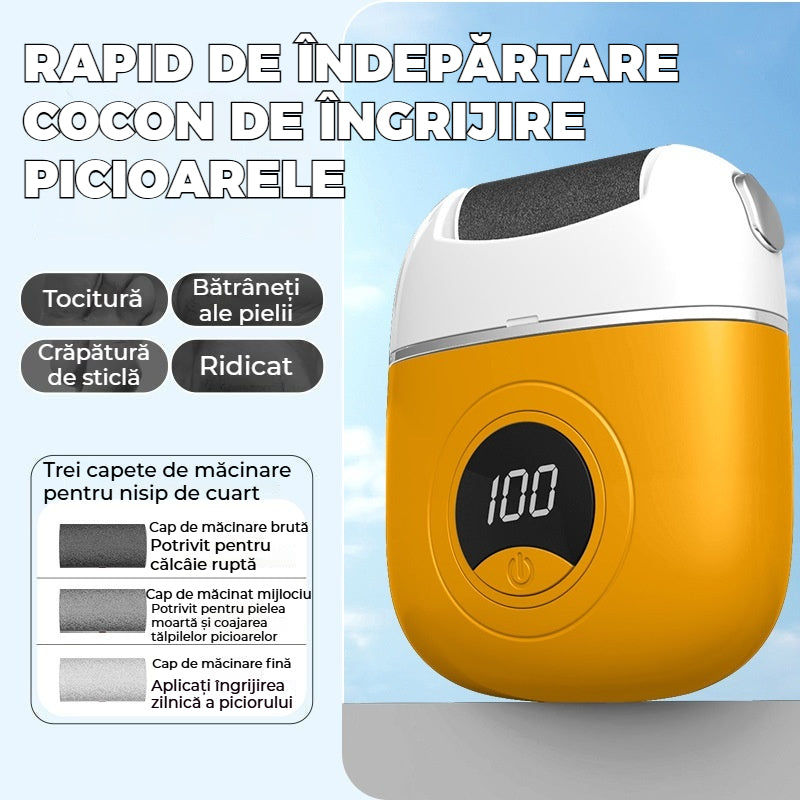 🦶🛁✨🔥Kúp 1, získaj 1 zadarmo【1 kusy za 13.5 eur】🔥Nové elektrické koliesko na pedikúru, odstraňovanie odumretej kože z päty, elektrické koliesko na pedikúru