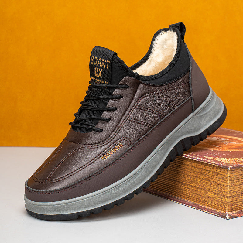 ⛄🔥【39-45】Nuevos zapatos deportivos casuales de invierno para hombre 2025, con suela suave y forro de terciopelo