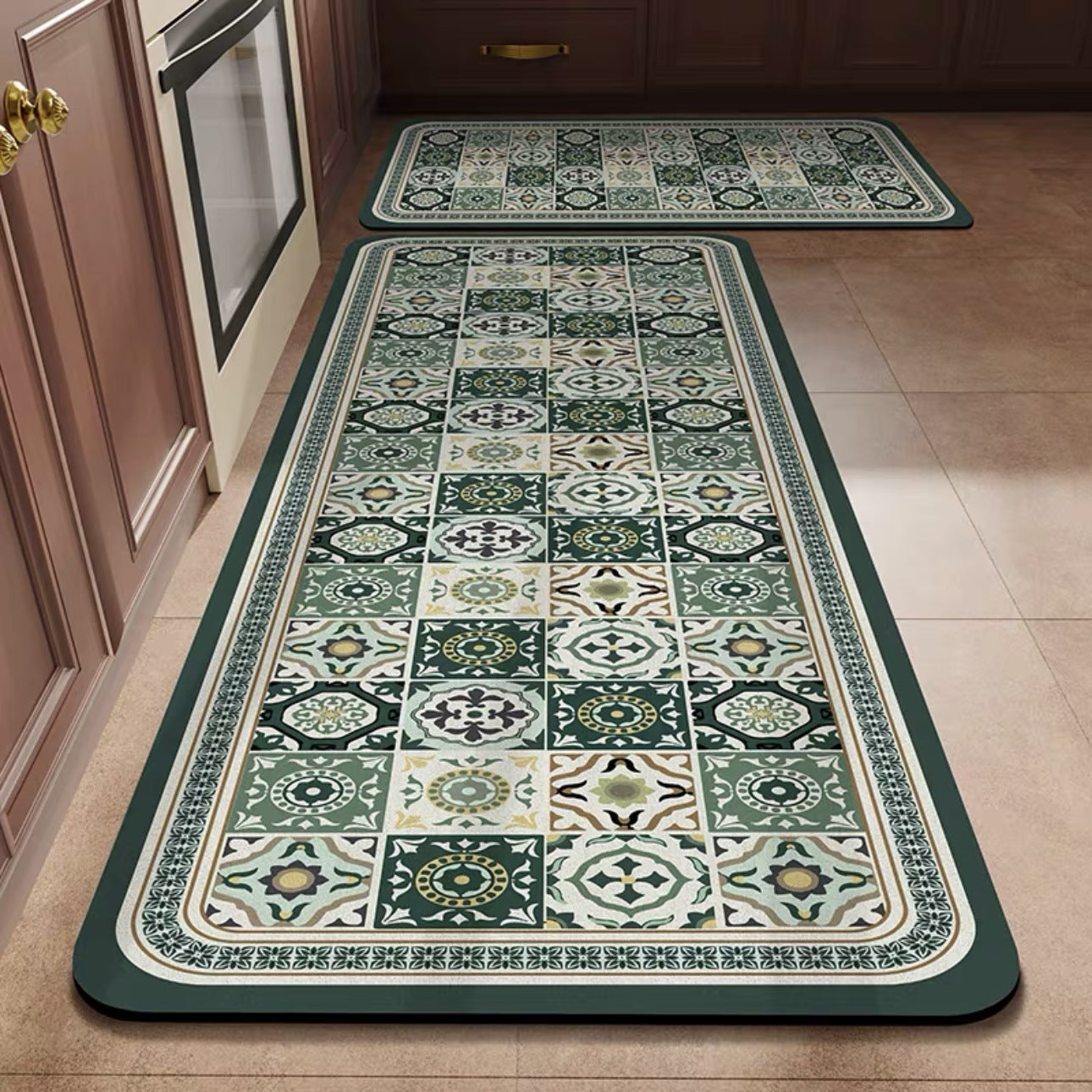 💥💥【se venden como pan caliente】Alfombras de cocina y baño antideslizantes y muy absorbentes