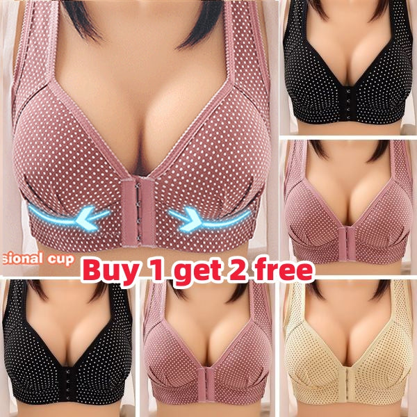 💥【Ofertă specială pe durată limitată -3BUC】【49-120KG】 Sutien cu push-up de înaltă calitate, la modă și sexy
