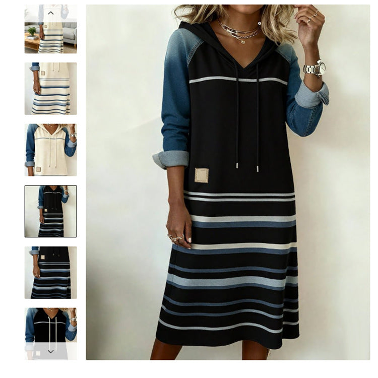 đ„ăS-3XLă2025 HorĂșce novĂ© dĆŸĂnsovĂ© farebnĂ© blokovĂ© mikiny s kapucĆou