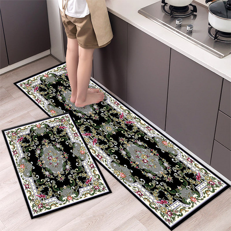💥 【40*60cm+40*120cm】🌺Protišmykový kuchynský koberec Dlhý savý kuchynský koberec