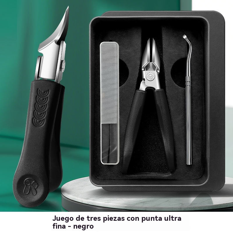 🔥【Kúp 1 a získaj 1 zadarmo】🔥 Klieštiky na nechty s ochranou proti striekajúcej vode s ostrím zahnutým pod uhlom 25° (sada 3 kusov)