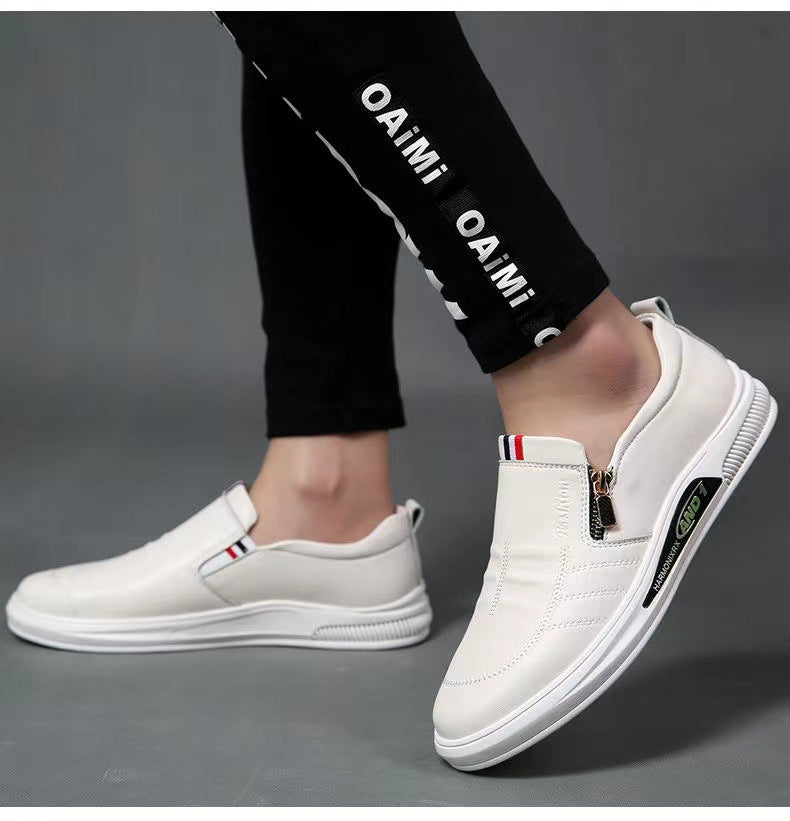 【39-44】 2025 nuevos zapatos casuales de negocios con suela blanda para hombres