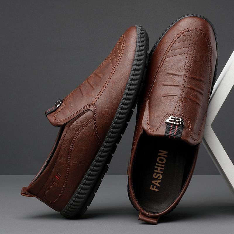 【39-44】2025 noi pantofi de piele casual pentru bărbați pantofi de piele de afaceri cu fund moale confortabil pantofi de piele bărbați tendință de primăvară moda moda