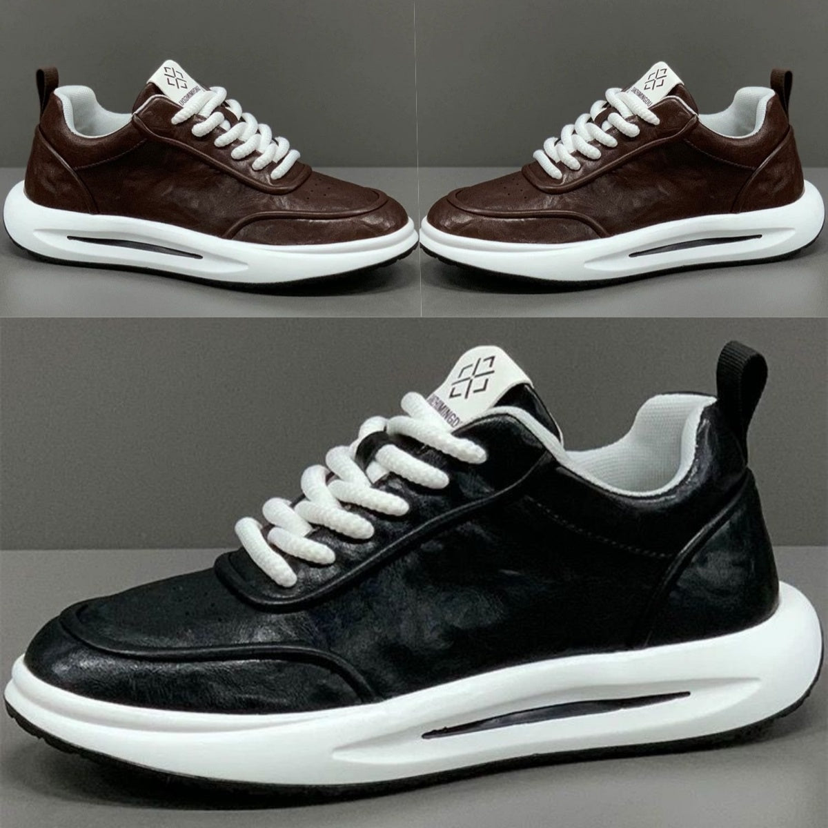 👨👞【39-44】Zapatillas de piel transpirables para hombre