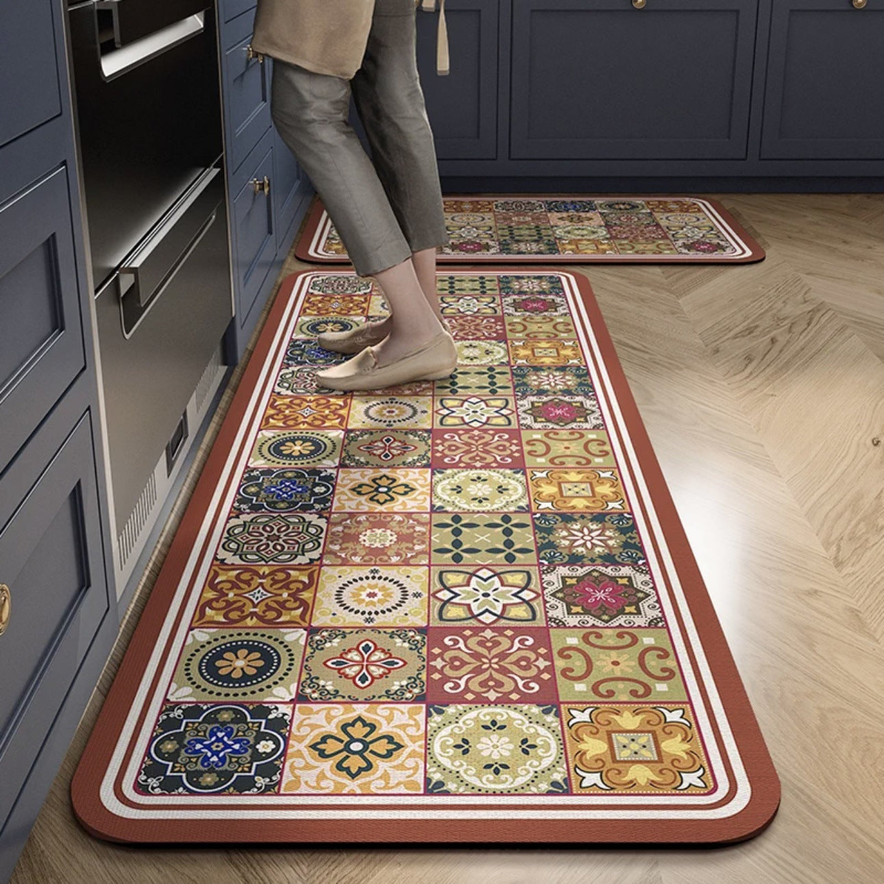 💥💥【se venden como pan caliente】Alfombras de cocina y baño antideslizantes y muy absorbentes