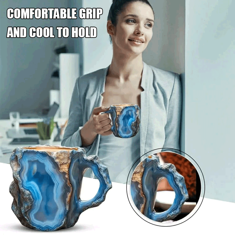 Compre 1 y obtenga 1 gratis🥰【salud + cerca de la naturaleza】 taza de café mineral de cristal