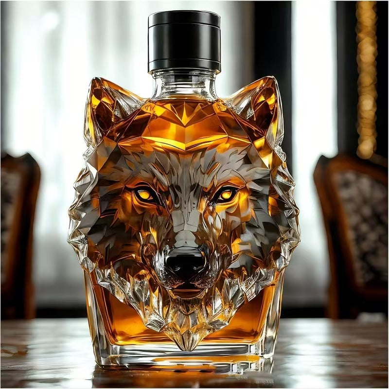 🍾🥃Juego de botellas de whisky con diseño divertido (300–320 ml) |4 diseños creativos y únicos |Regalo original y decoración genial para bar【No se vende alcohol】