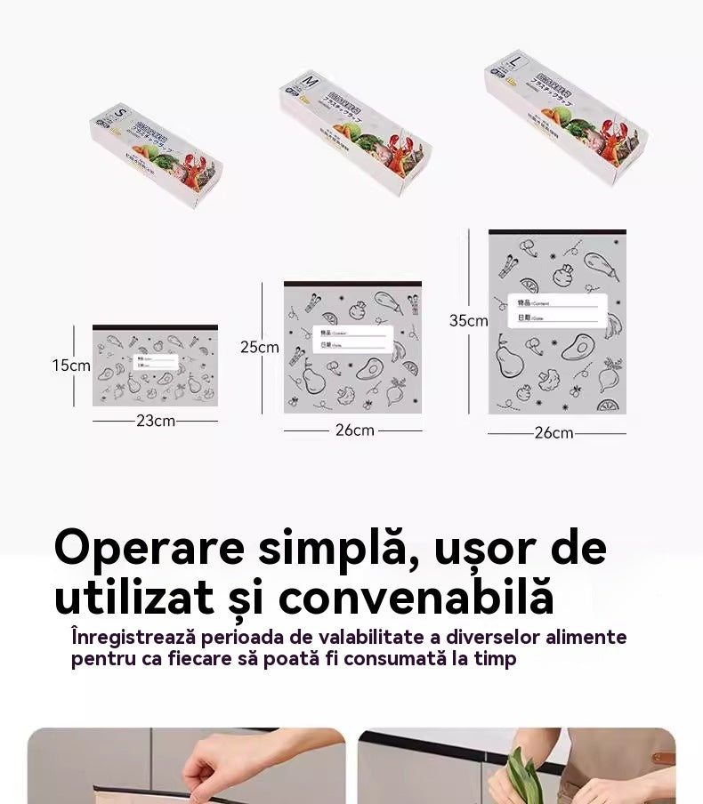 🔥🔥Celkom 90 antibakteriálnych hliníkových fóliových vrecúšok, super jednoduché použitie, pre zachovanie čerstvosti.