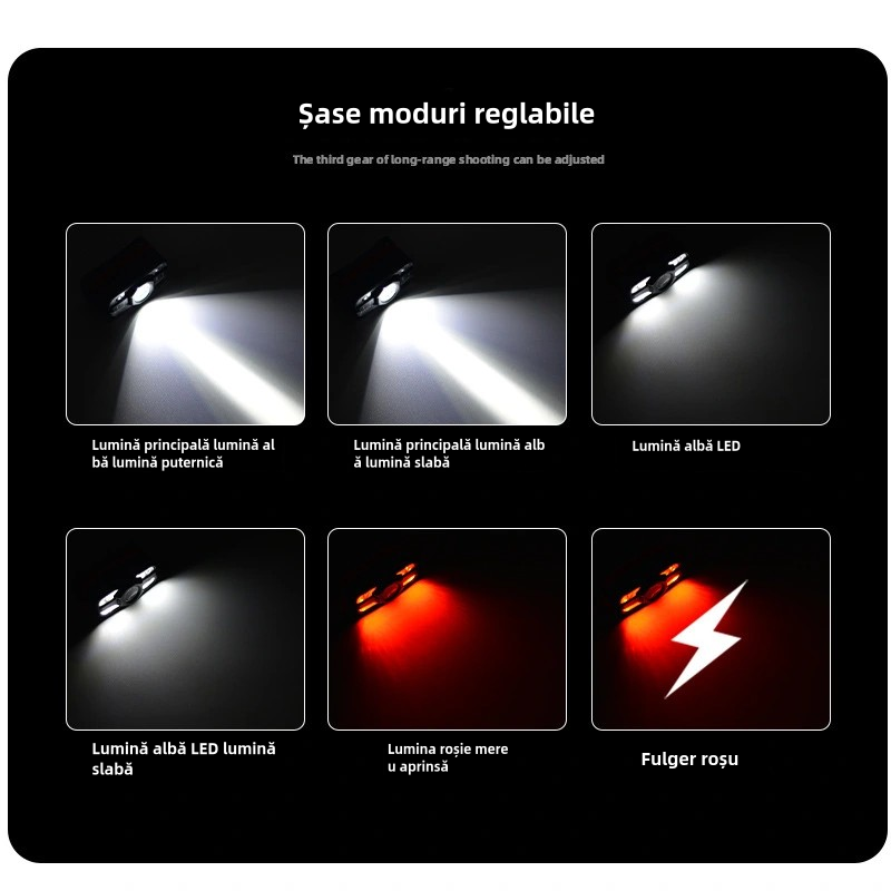 🌟💡Faros LED de inducción con carga USB inteligente
