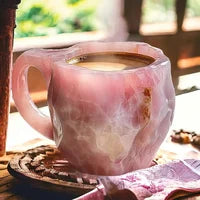 Compre 1 y obtenga 1 gratis🥰【salud + cerca de la naturaleza】 taza de café mineral de cristal