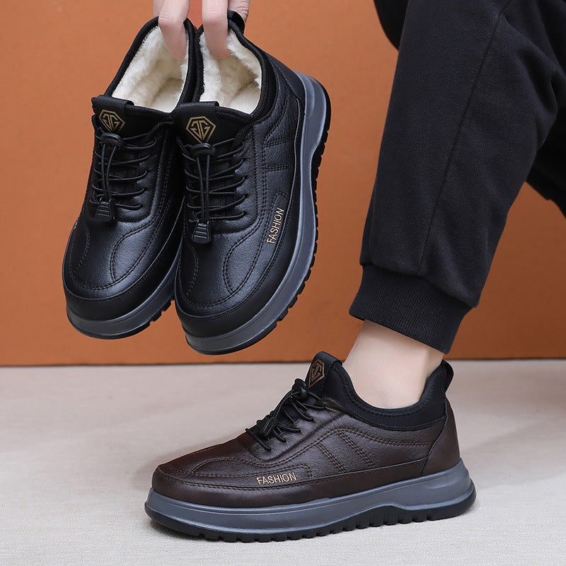 ⛄🔥【39-45】Nuevos zapatos deportivos casuales de invierno para hombre 2025, con suela suave y forro de terciopelo