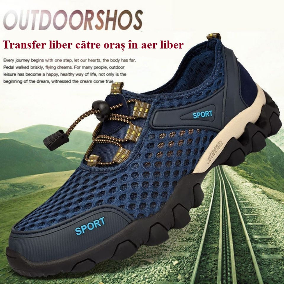 🔥✨【39-44】2025 zapatos de senderismo al aire libre de verano de malla transpirable
