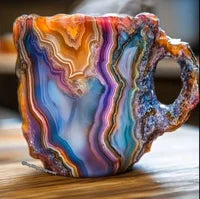 Compre 1 y obtenga 1 gratis🥰【salud + cerca de la naturaleza】 taza de café mineral de cristal