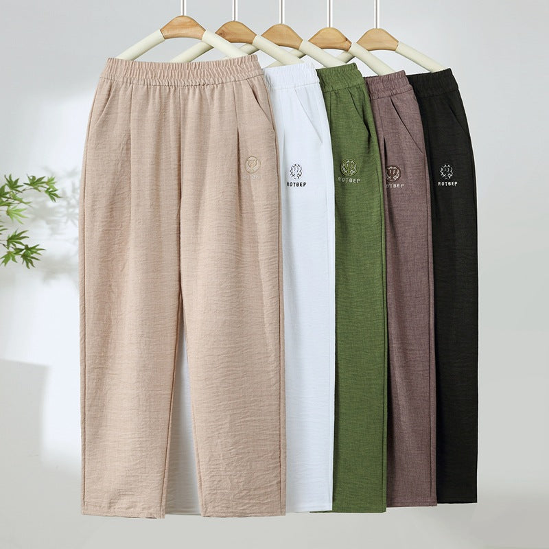 【40-90KG】Moda de vară pantaloni casual de nouă minute