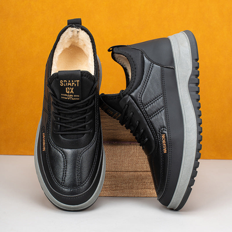 ⛄🔥【39-45】Nuevos zapatos deportivos casuales de invierno para hombre 2025, con suela suave y forro de terciopelo
