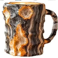 Compre 1 y obtenga 1 gratis🥰【salud + cerca de la naturaleza】 taza de café mineral de cristal