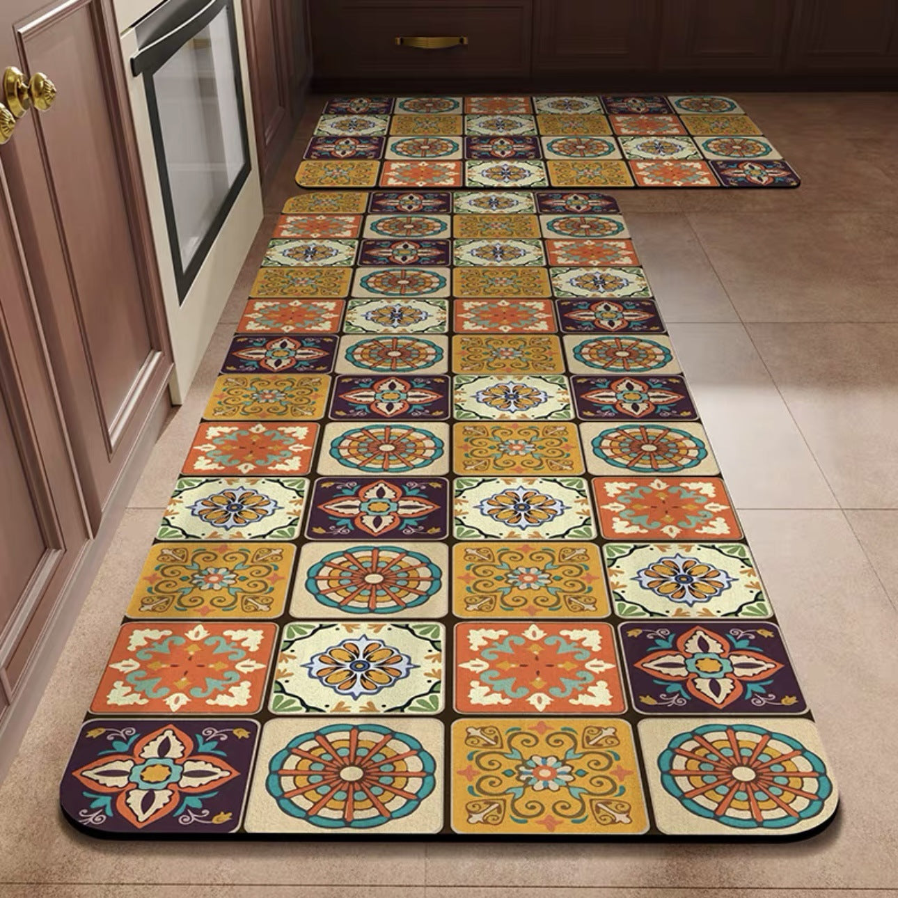 💥💥【se venden como pan caliente】Alfombras de cocina y baño antideslizantes y muy absorbentes