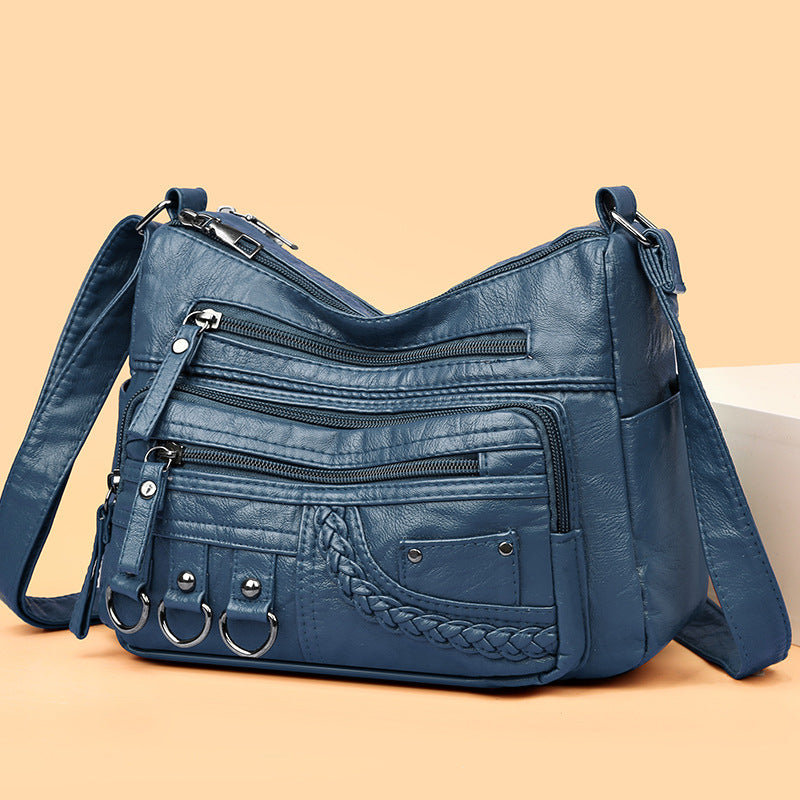 💥👜2026 nová veľká mäkká kožená kabelka cez rameno/crossbody