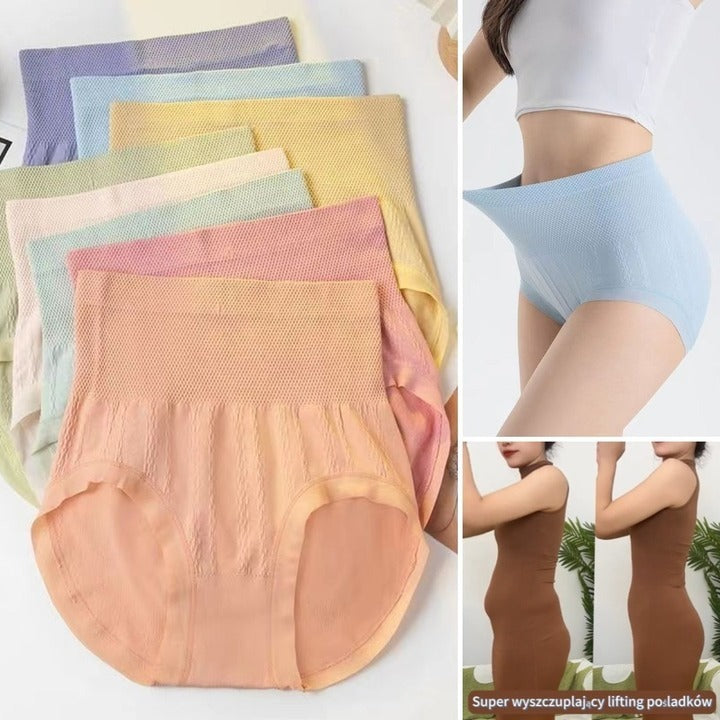 🔥【8 piezas】Braguitas de mujer 2025 de cintura alta, antibacterianas y reductoras del abdomen