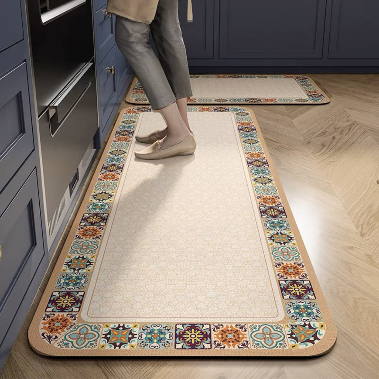 💥💥【se venden como pan caliente】Alfombras de cocina y baño antideslizantes y muy absorbentes