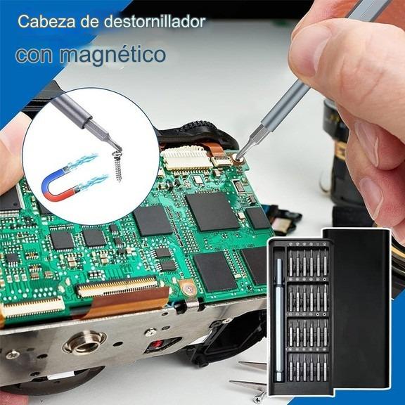 👍【Súper Descuento】🔥【24 en 1】Un juego de destornilladores magnéticos de precisión imprescindible para el hogar