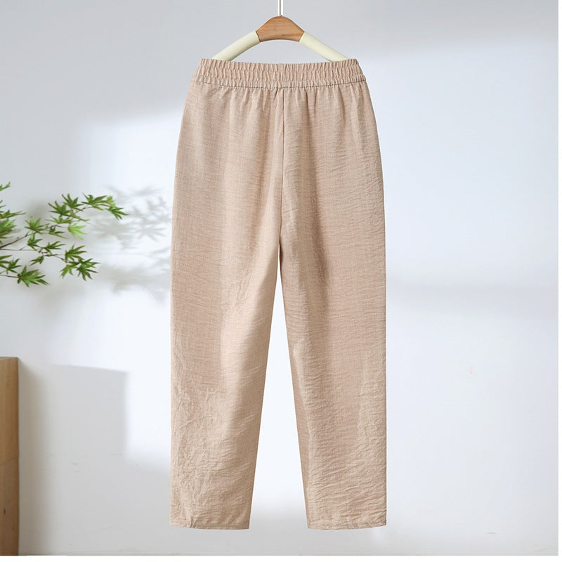 【40-90KG】Moda de vară pantaloni casual de nouă minute