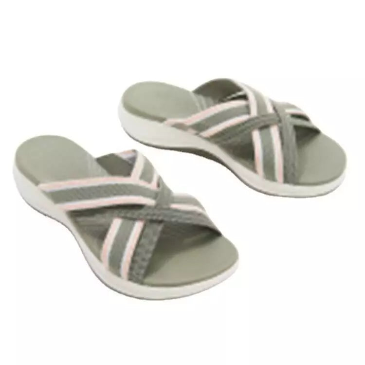 【35-43】🍃👡Sandale de dama de vară mărime mare cu platforma talpa ortopedica