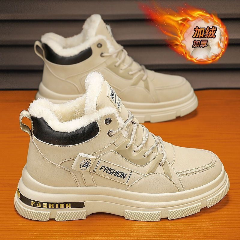 👞【39-44】2024 nuevas botas Martin cálidas de terciopelo grueso de invierno para hombres