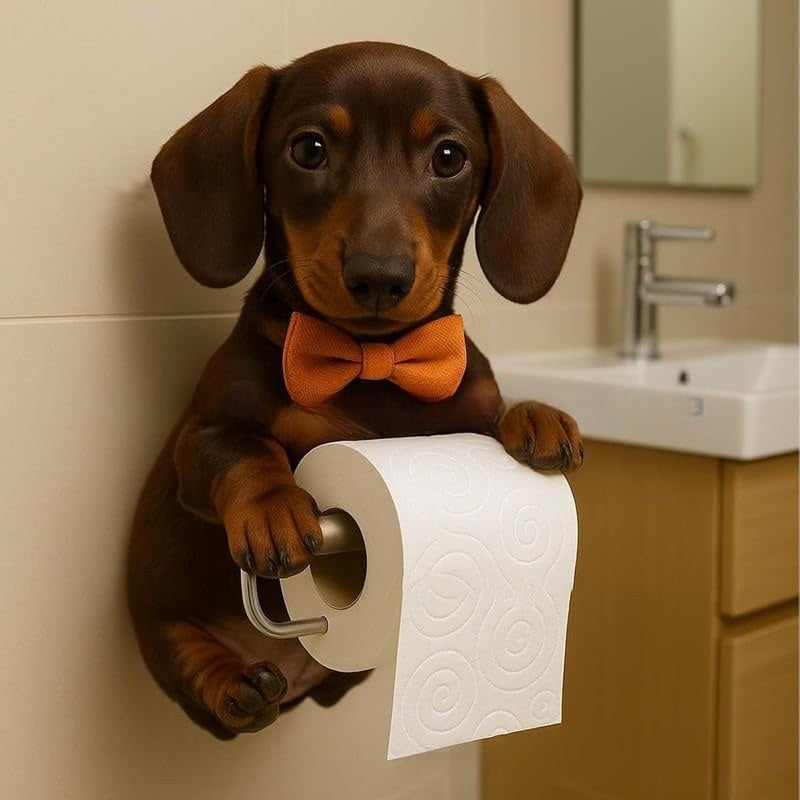 🐕Držiak na toaletný papier s motívom roztomilého šteniatka