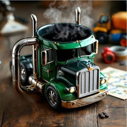 👍🚛Căni de cafea lucrate manual, în formă de camion【Limitat la două articole】