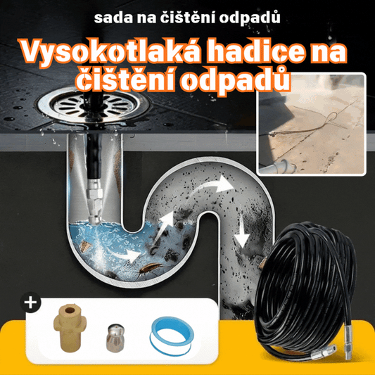 🌊Εργαλείο καθαρισμού αποχετεύσεων για σύνδεση με πλυντήριο αυτοκινήτου💧 Καθαριστικό αποχετεύσεων για μπάνιο/κουζίνα🧹 Ροή νερού υψηλής πίεσης για γρήγορη απόφραξη, ανθεκτικό στην υψηλή πίεση και στεγανό χωρίς διαρροές