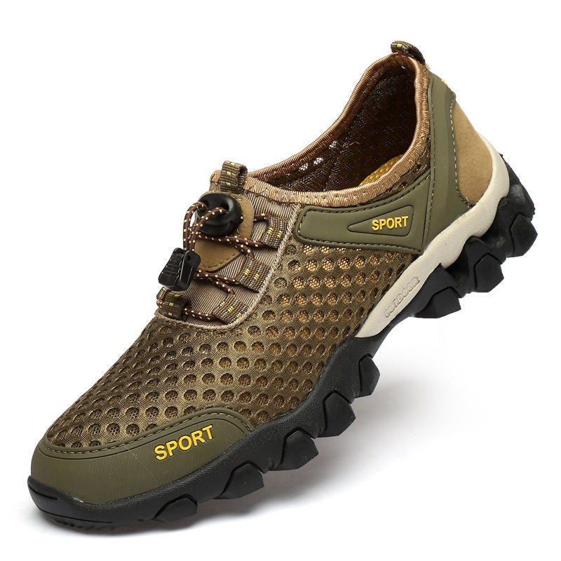 🔥✨【39-44】2025 zapatos de senderismo al aire libre de verano de malla transpirable
