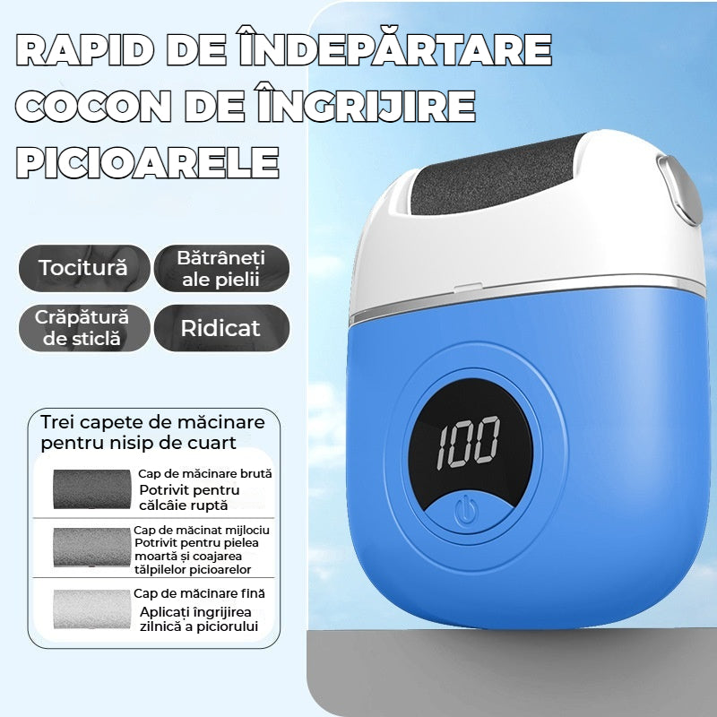 🦶🛁✨🔥Kúp 1, získaj 1 zadarmo【1 kusy za 13.5 eur】🔥Nové elektrické koliesko na pedikúru, odstraňovanie odumretej kože z päty, elektrické koliesko na pedikúru