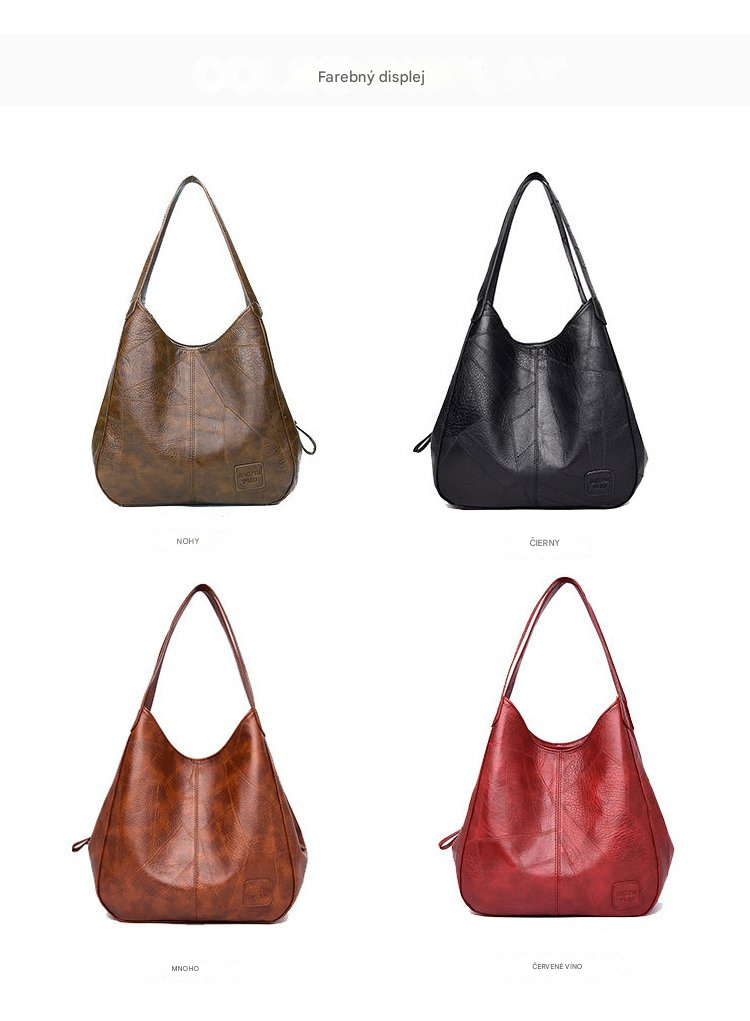 💖👜2025 nová veľkokapacitná dámska mäkká kožená taška cez rameno