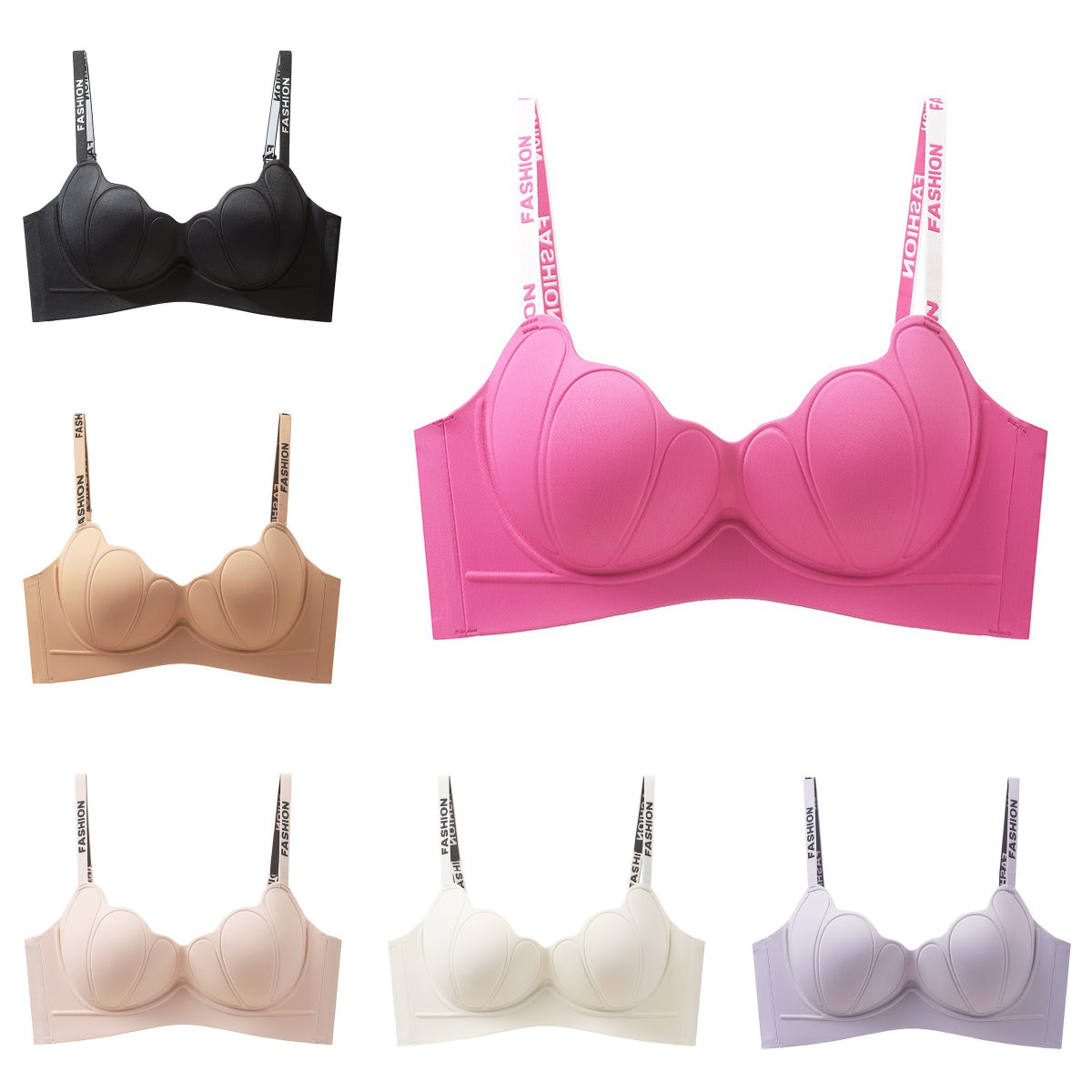 😍【Pachet de 6】Sutien pentru femei fără sârmă, dintr-o bucată❤️【40-85KG】