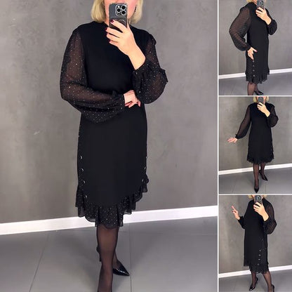 💖【S-5XL】🍂Vysoko kvalitné jesenné a zimné nové módne šaty
