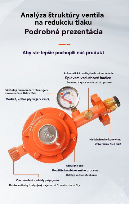 💥🏡Tlakomer na dekompresný plyn odolný voči výbuchu💥