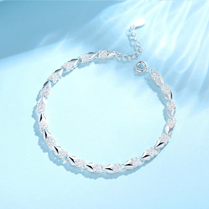 💖✨【Kup 1, drugi gratis】🍀 Nowy modny wisiorek z czterolistną koniczyną ze srebra 925, symbol szczęścia