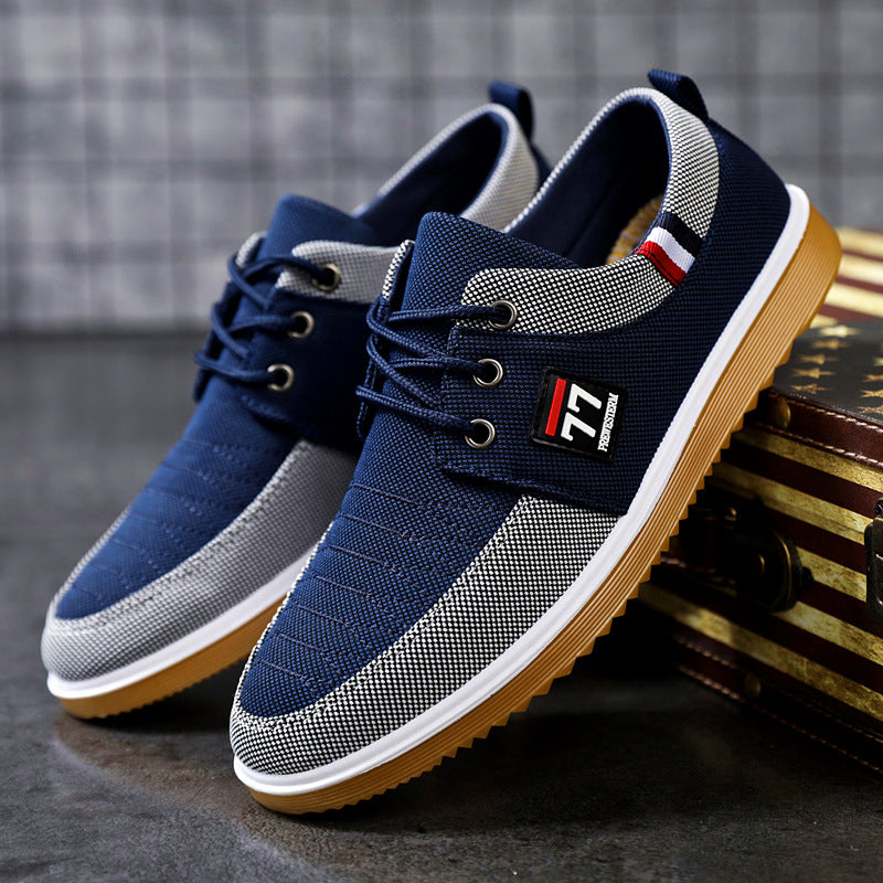 🔥VENTA CALIENTE🔥【39-44】 2025 Zapatos casuales de lona transpirables para hombres