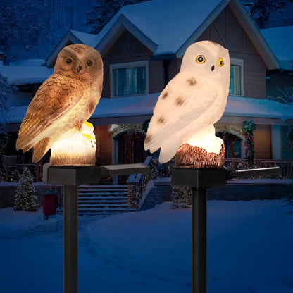 【Kúpte 1 a získajte 1 zadarmo】🦉 Dekoratívna solárna lampa v tvare sovy – teplé svetlo pre vašu záhradu