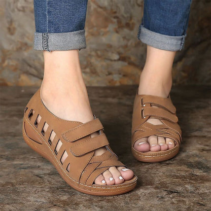 🎁【REDUCERE DE 50%】【35-43】2025 sandale în stil nou sandale cu toc pană gura de pește